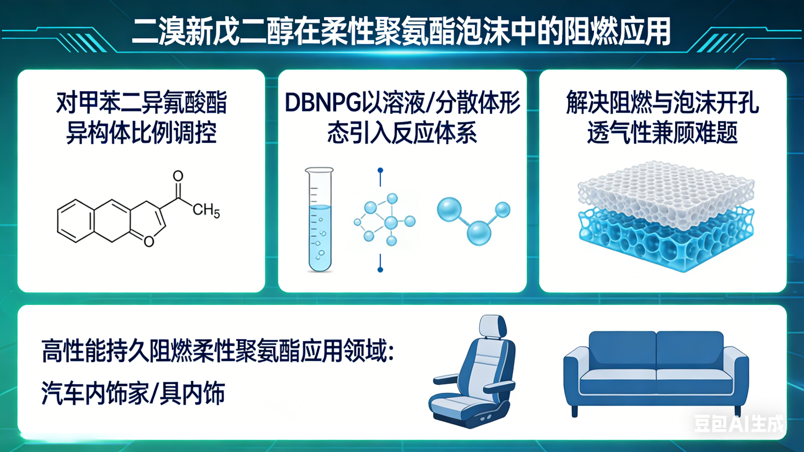 二溴新戊二醇：聚氨酯關鍵阻燃劑